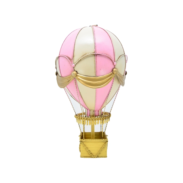 Balão Metal Branco e Rosa M